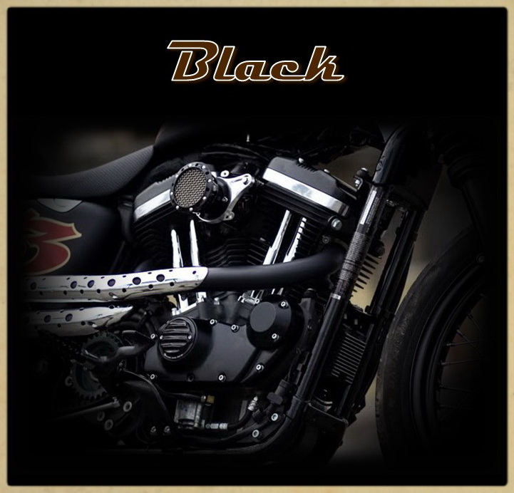 Чёрные аксессуары для Sportster