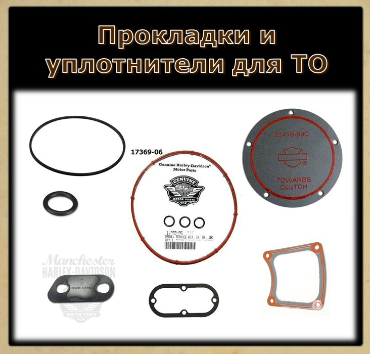 Прокладки и уплотнители для ТО